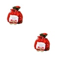 thumbnail image 3 of Yuarrent Regalos de Navidad Bolsa Cordón Lindos Chocolates Pequeños Juguetes Bolsa de Dulces Hotel Comedor Bar Tienda Decoración Colgantes Muñeco de nieve 2Conjunto, 3 of 6