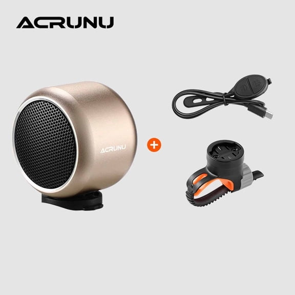 Portable Bluetooth Audio System, Aluminum Alloy Subwoofer Speaker With Bluetooth For Outdoor Riding, Mini Bike-Mounted Speaker For Cycling, Acrunu B1 Portable Bluetooth Speaker