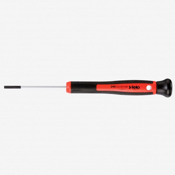 Felo 3 x 100mm Precision Slotted Screwdriver