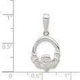thumbnail image 2 of Collier Pendentif Claddagh en Argent Sterling 925 Celtique, 2 of 6