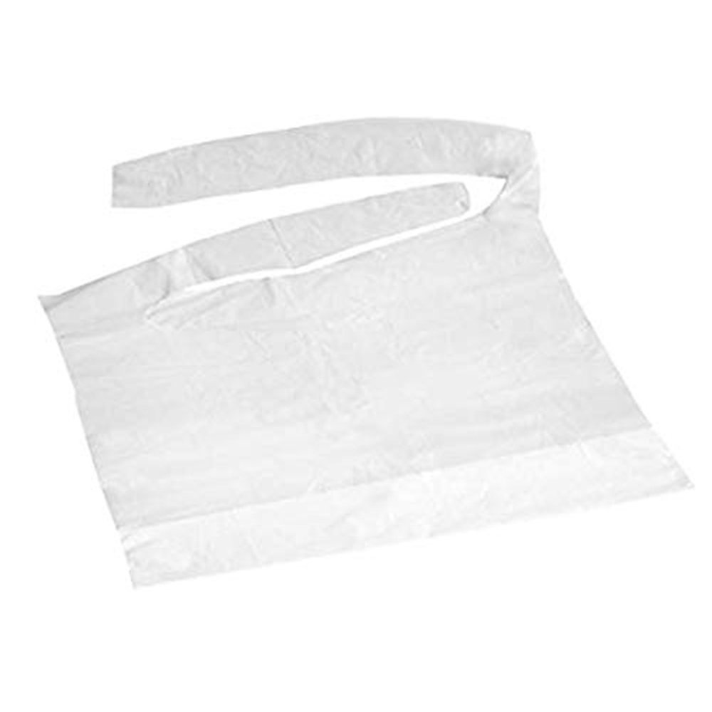Disposable Waterproof Plastic Bibs with Crumb Catcher Pocket Lightweight (500 Bibs) Walmart