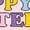 PINK, variant on Peanuts - Hoppy Easter - Juniors Fitted Graphic T-Shirt