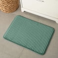 thumbnail image 3 of Mainstays Green 2-Piece Performance Foam 20"x 32" Bath Rug Set, 3 of 10
