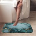 thumbnail image 4 of 1pc Marble with Gold Veins Absorbent Non-Slip Bathroom Thickened Flannel Rug Decor,Soft,Quick Drying,Suitable For Indoor/outdoor Use,Bathrooms,Bedrooms,Kitchens,Terrace,Laundry Rooms,16"x24", 4 of 9