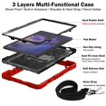 thumbnail image 6 of Xyhop Case for Samsung Galaxy Tab A9+ 11-inch 2023,Rotating Stand with Hand Shoulder Strap, 6 of 9