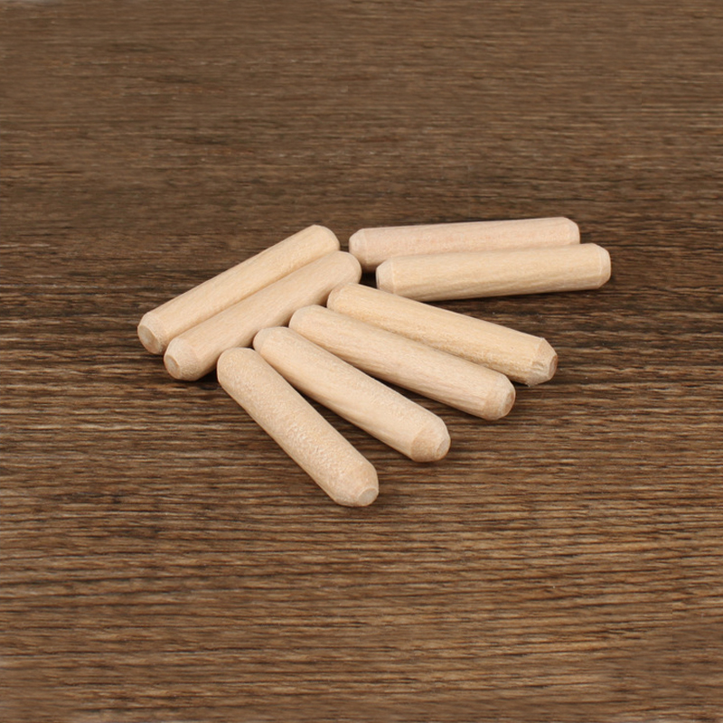 100 Pcs M6/M8 Wooden Needle Bolt Round Raft Cork Twill Dowel Wedge Wood