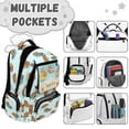 thumbnail image 6 of Yspwyqan Girls School Backpack, Happy Bara Swimming 17 Inch Laptop Backpack, Lightweight Multi-Pocket, Casual Purse for Primary Elementary Back to School, 6 of 7