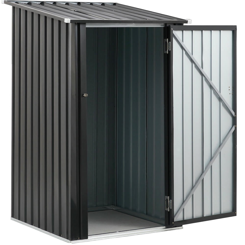 Barara King Outdoor Sheds, Outdoor Storage Tool House,Outdoor Storage Shed, 3 x 3 FT Metal Steel Garden Shed with Single Lockable Door