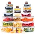 thumbnail image 6 of ROCKBERRY 50 Pcs  Food Storage Container with Lids Airtight & Leakproof, plastic containers (20 Stackable Boxes-20 Lids), 6 of 7