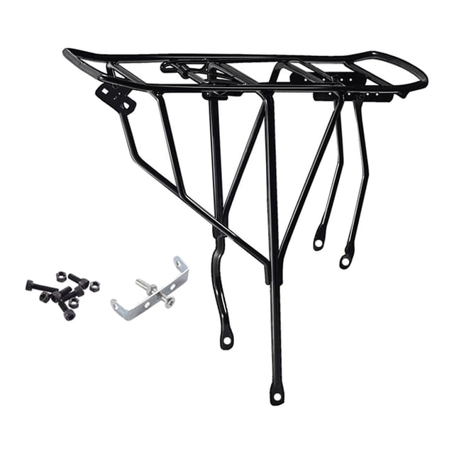 Langgg Bicycle Carrier Rack Durable Bracket Portable Hole Bike Rear Big Riding Rack Panniers Big Hole