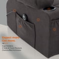 thumbnail image 5 of GASEE Power Lift Electric Recliner Chair for Elderly - Heavy Duty Safe Reclining Mechanism, Fabric Sofa for Living Room,Dark Grey, 5 of 11