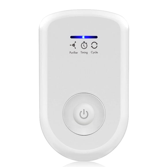 Purificadores de aire enchufables para el hogar, mini eliminador de olores丨Ozono de iones negativos de doble función丨Ionizador para eliminar el olor a humo de las mascotas