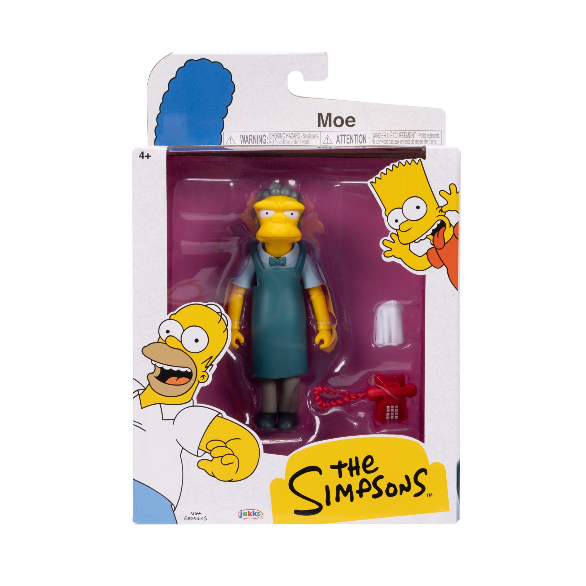 The Simpsons 5 inch Groundskeeper Willie Action Figure with The Simpsons 5 inch Groundskeeper Willie Action Figure with