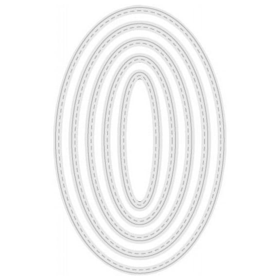 Nested Oval Metal Cutting Die Exquisite Frames Die Cuts Embossing Template for DIY Paper Art Crafts Photo Album Decor