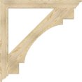 thumbnail image 3 of Ekena Millwork 4"W x 42"D x 42"H Merced Traditional Rough Sawn Bracket, Douglas Fir, 3 of 4