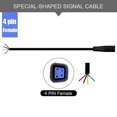 thumbnail image 4 of Conector de cable de conexión de señal de freno impermeable para bicicleta de 4 pines Afortunado Sencillez, 4 of 5
