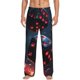 thumbnail image 1 of Fotbe Cosmic Red Sparkle Dice Pantalones de Pijama para Hombre, Pantalones de Dormir, Pantalones de Casa con Cintura Ajustable y Bolsillos-3X-Large, 1 of 6