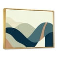 thumbnail image 3 of Designart 'Landscape With Hills Abstract Geometric Art' Modern Framed Canvas Wall Art Print, 3 of 5