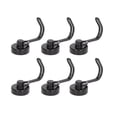 thumbnail image 4 of 6Pcs Swing  Hooks, Small Light Stable Hooks Rack for Easy Storage with Outstanding Suction, Wide Application for Kitchen, Studio, Dorm, Bathroom, 4 of 8