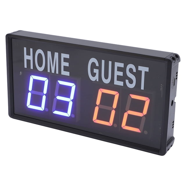 Marcador Electrónico De Baloncesto Con Pilas Con Temporizador, Marcador Digital De Mesa Con Control Remoto, Reloj De Puntuación Para Juegos, Béisbol, Fútbol, voleibol,