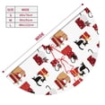 thumbnail image 3 of KLL 36" Christmas Tree Skirt Cute Cat And Christmas Gift Xmas Tree Skirts Mat for New Year Xmas Holiday Party Indoor Outdoor Home Decoration, 3 of 7