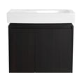 thumbnail image 5 of 24-Inch Black Vanity with Double Doors | Bathroom Functionality | Simple Assembly and Stylish Appearance, 5 of 7