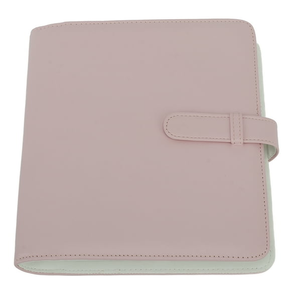 Álbum de fotos de 3 pulgadas con 256 bolsillos, de piel sintética, con estuche para guardar fotos, para cámara, color rosa