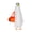 White and Black, variant on Red Fabric Christmas Tree Costume for Porch Goose, Holiday Outfit Decor