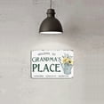 thumbnail image 4 of 2D Flat - 8*12 inches, Decorative Signs and Plaques, 1pc Welcome to Grandma'S House Metal Home Decor for Kitchen Porch Front Door Summer Sunflower Artwork Decorative Metal Sign for Living Room, 4 of 6