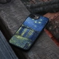 thumbnail image 4 of WIRESTER Shockproof Soft Rubber Cover Case for Apple iPhone 16e 6.1" 2025, Starry Night Over The Rhone, 4 of 5