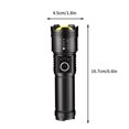 thumbnail image 3 of Fiudx Mini Linterna Led Recargable Por Usb, Resistente Al Agua Ipx45, Portátil de Bolsillo, Alta Luminosidad, Ideal para Actividades Al Aire Libre, Senderismo y Acampada. Tamaño: 16,8 X 4,4 Cm., 3 of 7