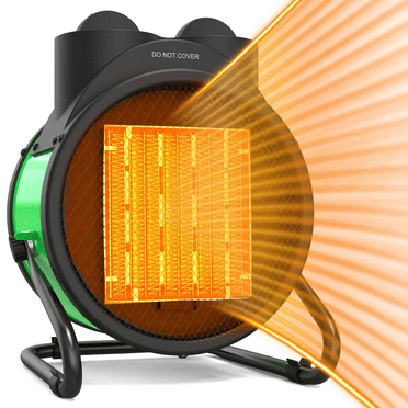 Outdoor Heater - 1500W PTC Electric Garage Heater with Overheat Protection, 2S Fast Heating Ceramic Heater, 3 Modes Portable Outdoor Heaters for Patio, Garage, Greenhouse and Indoor Use