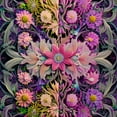 thumbnail image 2 of Floral Symphony - Intricate Flower Canvas Wall Art, 2 of 2