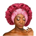 thumbnail image 2 of Hamky Baseball Cap,Wide Brim Hats,New Elastic Headband Satin Bonnet Hat Sleep Cap Women Beauty Salon,Sun Hats,Hats for Men Red, 2 of 3