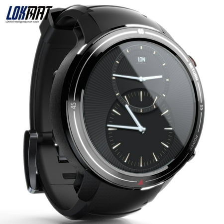 LOKMAT LOK01 4G Smart Watch 1.39inch AMOLED Display 3GB+32GB MTK6739M Android 7.1 2.4G 5G WiFi Fitness 620mAh Music Play Call Answer SIM Wristband With (Best Way To Play Music On Android)
