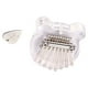 thumbnail image 3 of Kalimba Eigraketly 8 teclas tamaño de bolsillo acrílico transparente instrumento musical, 3 of 6