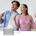 thumbnail image 2 of Portable Bluetooth Karaoke Speaker With 2 Wireless Microphones, 10 W Output, USB/AUX-In, 3000 mAh Battery, 5 Sound Effects, 2 of 9