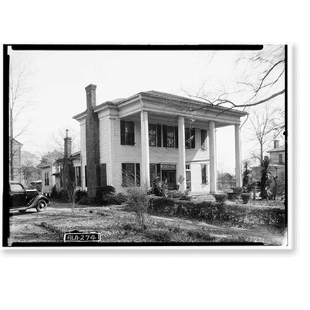 Historic Print, Shackelford-McCrary-Otts House, 901 Centreville Street, Greensboro, Hale County, AL, 16" x 20"