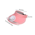 thumbnail image 3 of Pink Sun Hat With Cooling Fan 3 Speed Adjustment Wide Brim Protection Usb Rechargeable #Sb560, 3 of 8