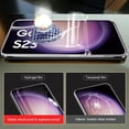 thumbnail image 4 of [2 piezas de película de hidrogel premium para SAMSUNG Galaxy S23, protector de pantalla de TPU suave para SAMSUNG Galaxy S23 [antiarañazos] [sensible al tacto] [sin burbujas] (transparente, no pelícu, 4 of 4