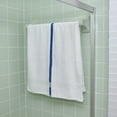 thumbnail image 2 of Bath Towels Set - 22 x 44 Inches 100% Cotton - High Absorbent, Quick Dry, Lightweight Thin Commercial Use Towel - 12 Blue Stripe, 2 of 7