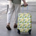 thumbnail image 3 of Yellow Lemon Fruit Slices White Pattern Luggage Cover Fashion Suitcase Cover Baggage Covers Fit 25-28 Inch Luggage (Go Travel), 3 of 5