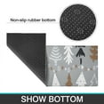 thumbnail image 6 of Gray Christmas Tree Pattern Kitchen Rugs Sets Of 2,Anti Fatigue Kitchen Mat Rugs Non Slip Washable,Decorative Kitchen Floor Mats for Kitchen,Sink,Laundry,17"x30"+17"x47", 6 of 7