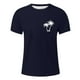 thumbnail image 1 of Camiseta de playa de verano para hombre con estampado de cocos pequeños, manga corta transpirable, tejido de poliéster, para ocasiones informales, fácil de combinar., 1 of 6