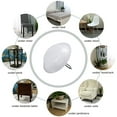 thumbnail image 5 of Furniture Feet Nail Chair Table Leg Protector Pad 23mm Dia White 10pcs, 5 of 5