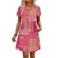 thumbnail image 6 of Summer Dresses for Women Hawaiian Boho Dresses Fashion Travel Cruise Outfits Beach Vacation Clothes Sundress Dress with Pockets, 6 of 6