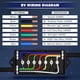 thumbnail image 4 of Caja de Conexiones para Remolque de 7 Vías, Caja de Cableado para Remolque de 7 Pines, Caja de Conexión de Cables Eléctricos Codificados por Colores para Remolque de RV., 4 of 5