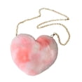 thumbnail image 4 of Bolso de Mano en Forma de Corazón para Mujer Perfecl con Cadena de Felpa, 4 of 8