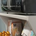 thumbnail image 6 of Sauder Microwave Kitchen Cart, Modern Grey Finish, 6 of 12