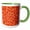 Green/White, variant on 3drose, Dynamic Hypnotic Geometrical Round Tiled Mosaic Pattern Background, 11oz Mug